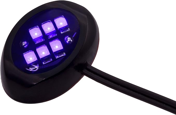 Oznium LED Modules (Round Black, UV LED)