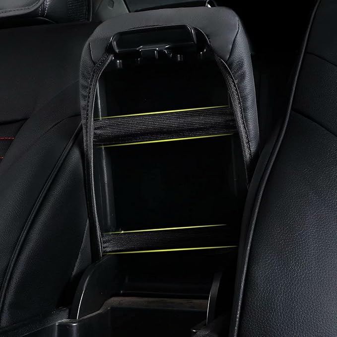 AOMSAZTO Armrest for Toyota Corolla Cross 2022 2023 2024 2025 Middle Leather Black