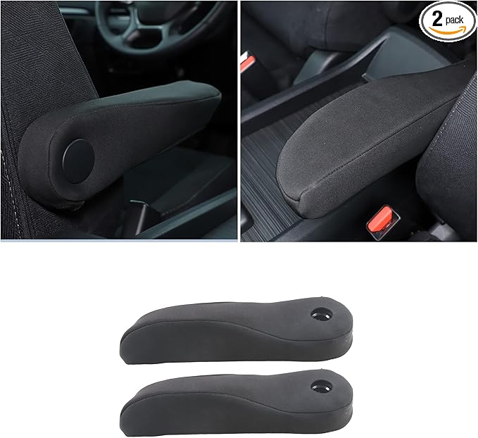 Car Center Console Armrest Protector Cover for Honda Pilot 2016-2022/ Ridgeline 2017-2023/ Passport 2019-2023, Waterproof Center Console Armrest Seat Box Cover Cushion Lid Pad (Cloth)