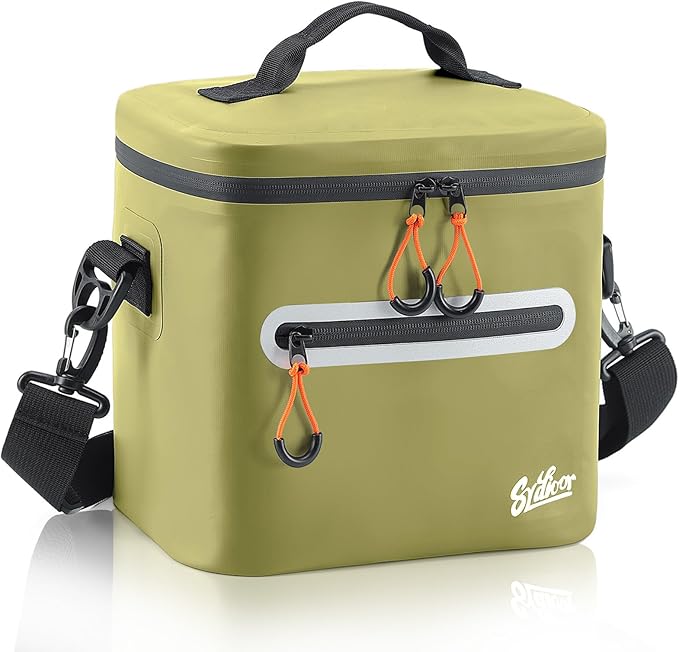 Soft-Sided Cooler Bag, 7/16/30 Can Insulated Lunch Box, Waterproof, Leak-Proof, Portable Lunch Bag for Work, Beach, Drink, Travel, Camping, Picnic