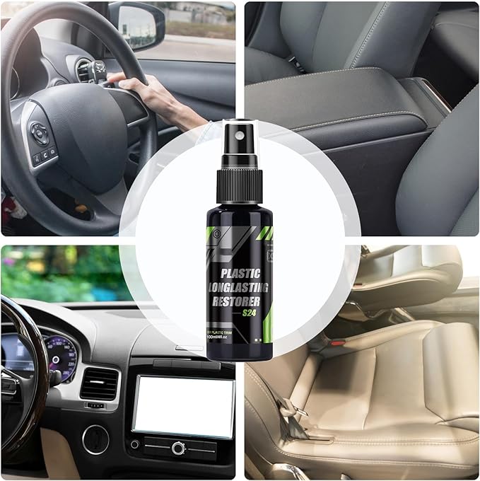 Genérico Car Trim Restorer | Restoration Product 100ml,Spray Cleaner Repair for Dashboard Center Console Car Truck Home Garage