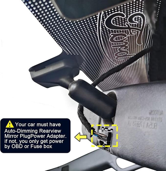 Mangoal 4K Dash Cam fit for Ford F150 2013-2017 F250/F350 Super Duty 2015-2019 XLT Lariat King Ranch Raptor Limited Platinum (Model B), UHD 2160P Video, WiFi and Free App,128GB Card