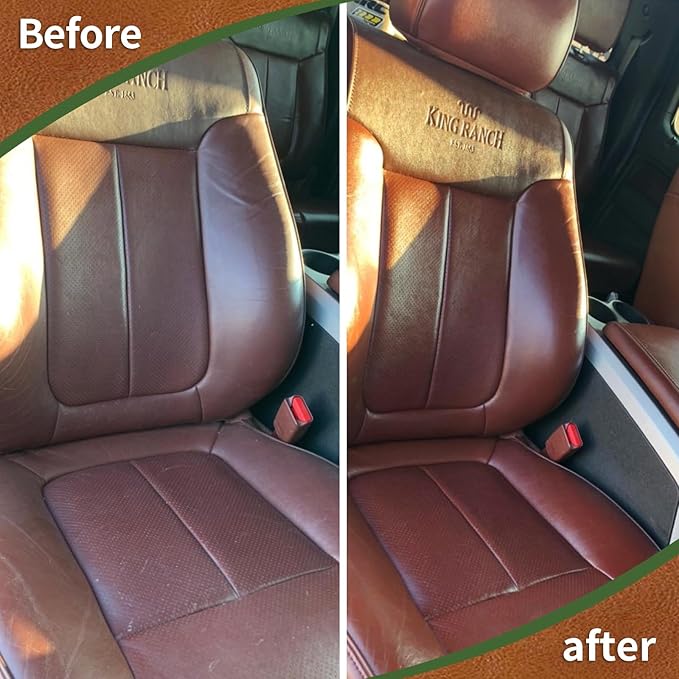 Ultimate 2-in-1 Leather Cleaner & Conditioner for suitable for all leather products, including cars, furniture, shoes, handbags and horse gear. Non-toxic, (450ML*2 pack)