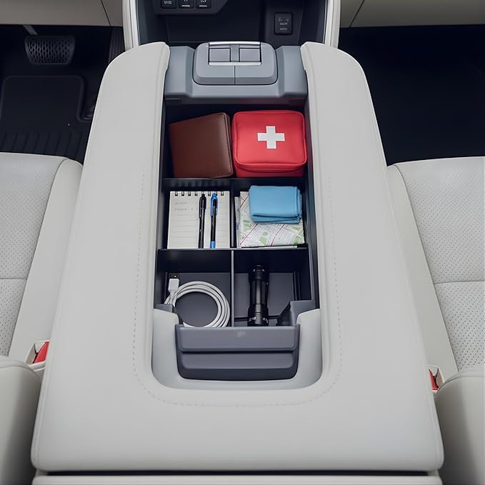 Vehicle OCD - Center Console Organizer for Toyota Grand Highlander (2024-2026) - Made in USA - SLX198
