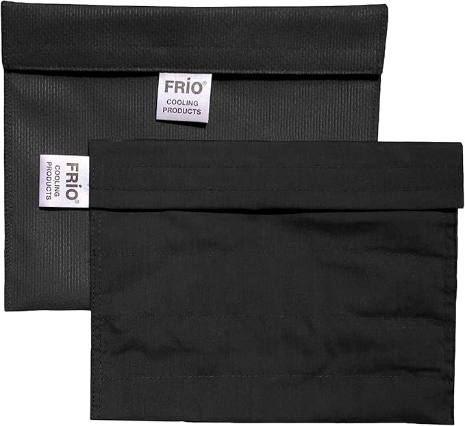 FRIO Cooling Wallet - Insulin Cooler for 45+ Hours of Stress Free On The Go - Black - XL