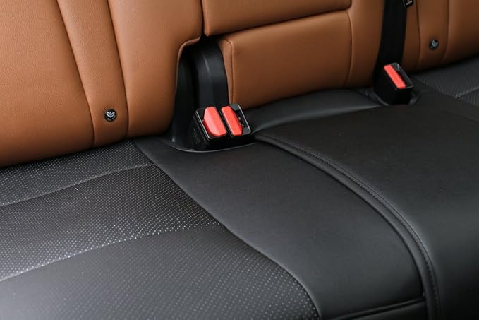 1 Pack Scalable (Adjustable Length (49-55'') Back Seat Cover Car Seat Cover Seat Protector Rear Seat Bottom Cover Fits 90% of car - for Seat Bottom Only (Black - Rear seat)