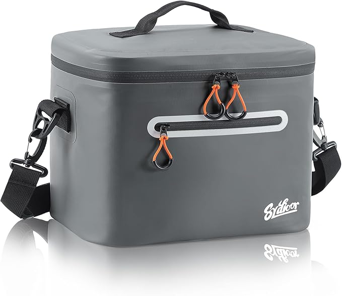 Soft-Sided Cooler Bag, 7/16/30 Can Insulated Lunch Box, Waterproof, Leak-Proof, Portable Lunch Bag for Work, Beach, Drink, Travel, Camping, Picnic