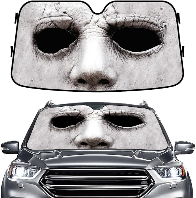 GENANY Windshield Sun Shade for Car SUV Truck (55x30 Inches), Sun Shade Windshield, Shades for Front Windows, Protector Blocks UV, Car Decor