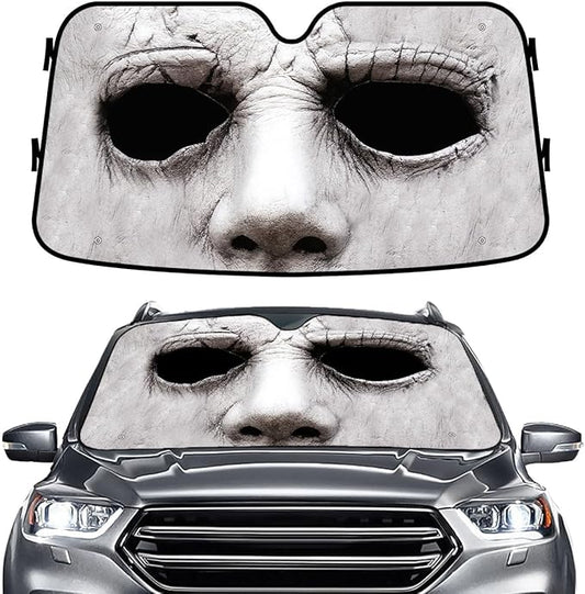GENANY Windshield Sun Shade for Car SUV Truck (55x30 Inches), Sun Shade Windshield, Shades for Front Windows, Protector Blocks UV, Car Decor