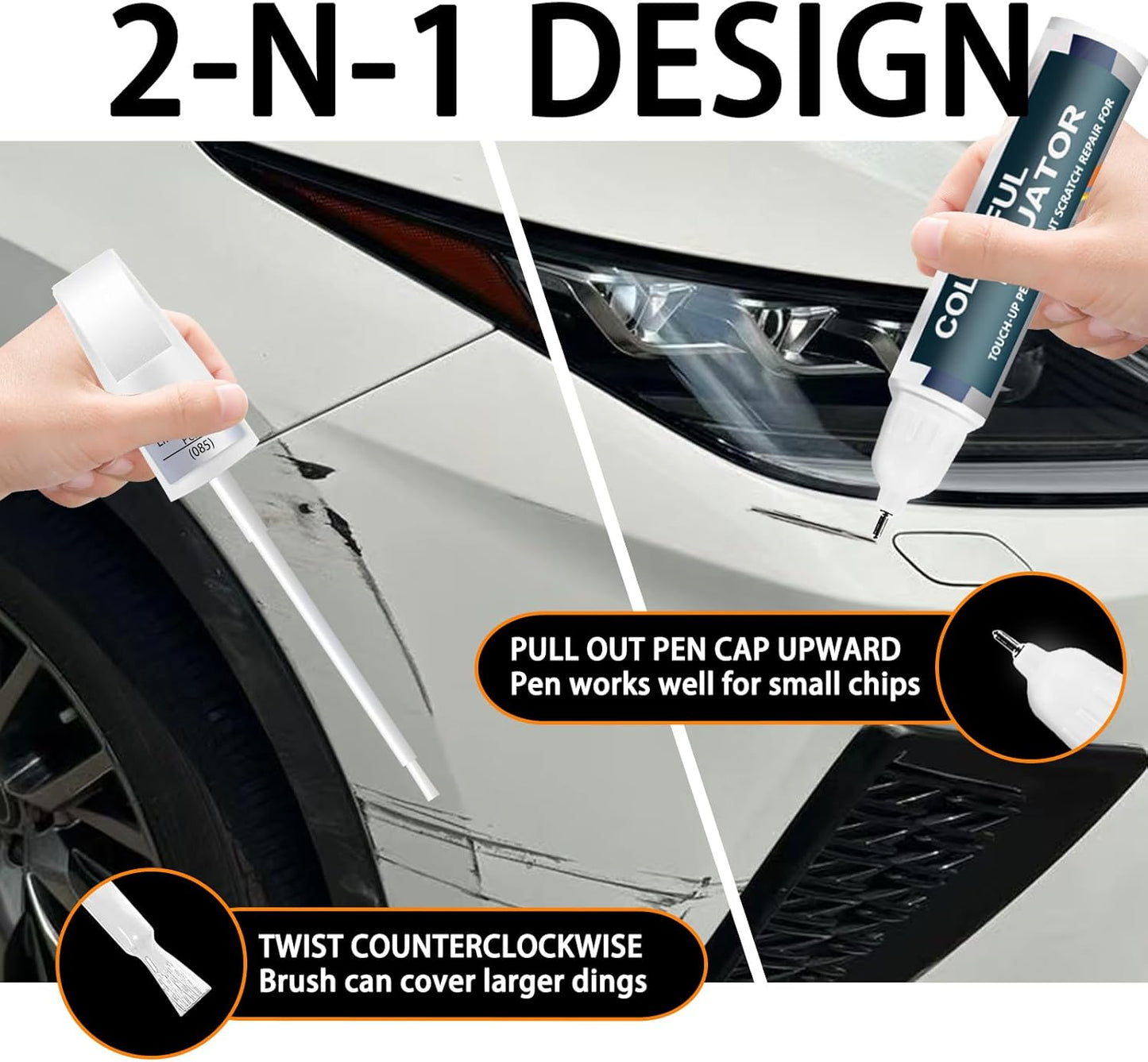 Copper Cres(4Y5) Touch Up Paint for Lexus, Car Paint Pen Scratch Repair Two-In-One Touch Up Paint, Premium Car Scratch Remover for Deep Scratches
