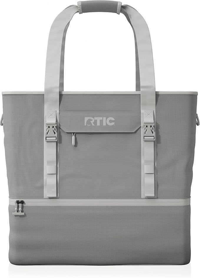 RTIC 2-in-1 Chillout Bag Soft Insulated Cooler Tote, Portable, for Lunch, Beach, Travel, Drink, Beverage, Car, Camping, Picnic, 24-Can Capacity,