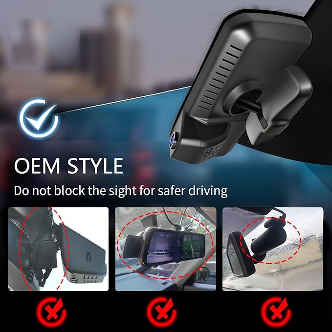 Mangoal 4K Dash Cam Custom fit for Toyota 4Runner 2025 2026 (Model B), Limited SR5 TRD Off Road Premium TRD Sport Premium etc, Integrated OEM Look, UHD 2160P Video, App & WiFi, GPS, 64GB Card