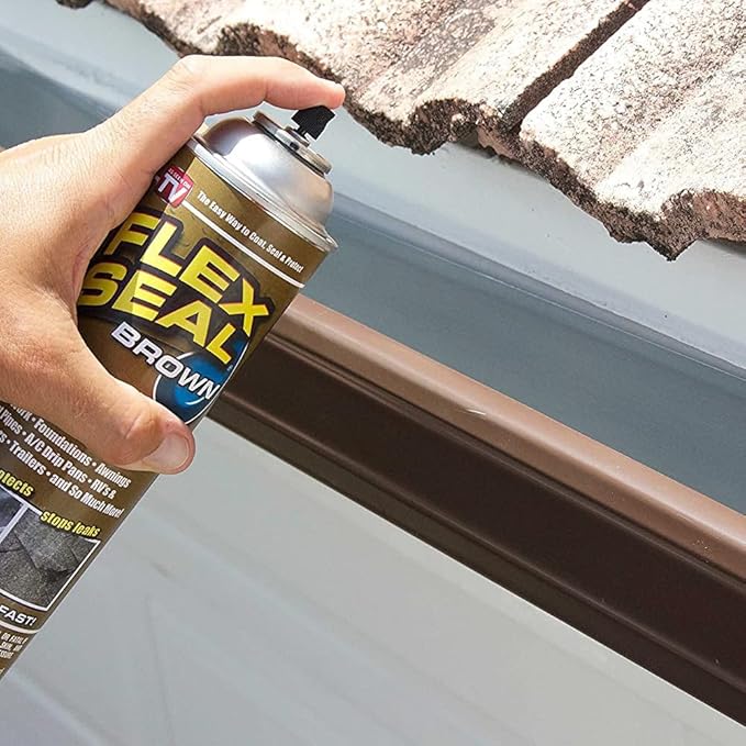 Flex Seal, 14 oz, 2-Pack, Blue, Stop Leaks Instantly, Waterproof Rubber Spray On Sealant Coating, Perfect for Gutters, Wood, RV, Campers, Roof Repair, Skylights, Windows, and More