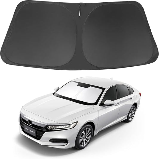 Windshield Sun Shade Foldable Reflective Sunshade Fit for 2018-2022 Honda Accord Sedan Accessories Window Shade Sun Visor Heat Protection Keeps Car Cool