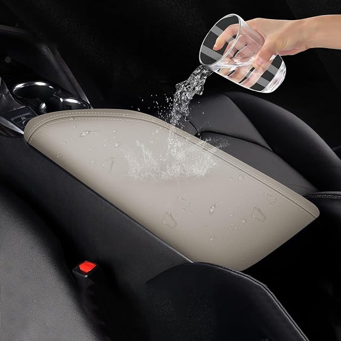 AOMSAZTO Console Covers for 2018-2022 2023 2024 Toyota Camry Armrest Covers for Toyota Camry Beige