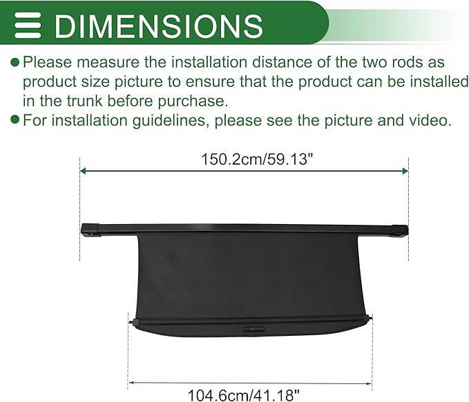Motoforti Car Trunk Retractable Cargo Cover for Jeep Wrangler JL JLU 4Door HARD TOP 2018-2021 Rear Trunk Parcel Shelf Luggage Security Shield Shade Cover Black Carbon Fiber