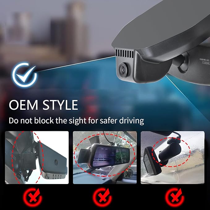 Mangoal Front 4K & Rear 1080p Dash Cam Custom fit for Chevy Colorado 2023 2024 2025 2026 WD LT Z71 ZR2 Work Truck Trail Boss(Model B), Integrated OEM Look, UHD 2160P Video, Free App & WiFi, 128GB Card