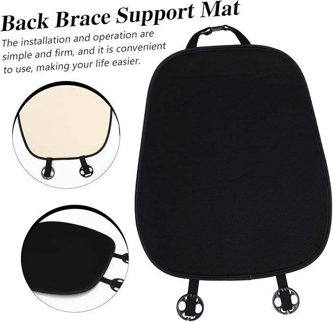 2pcs Car Seat Cushion Lumbar Support Breathable Ice for Summer Comfortable Travel Accessories