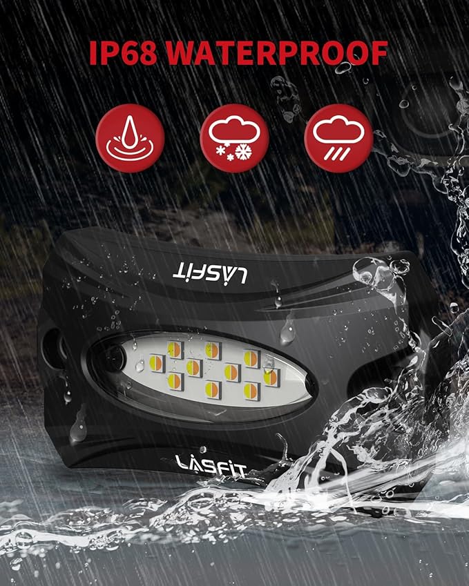 LASFIT Switchback Rock Lights Amber/White 1 Pod Extension Wheel Well Lights Underglow LED Lighting LED Rock Light, fit for LASFIT Only