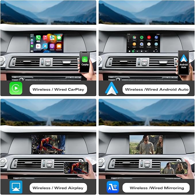 Wireless CarPlay/Android Auto for BMW CIC 1 2 3 4 5 7 SeriesE81 E82 E87 E88 E90 E91 E92 E93 E60 E61 F01 F02 F03 F04