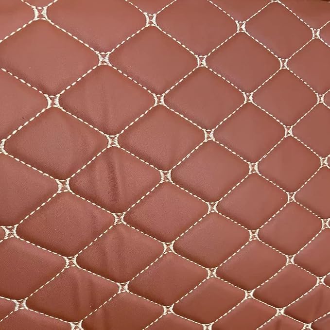 Custom Making Car Floor Mats Compatible with Audi BMW Mercedes-Benz Toyota Lexus Honda Infiniti Nissan Hyundai Kia All Models 2005-2026 (Brown)