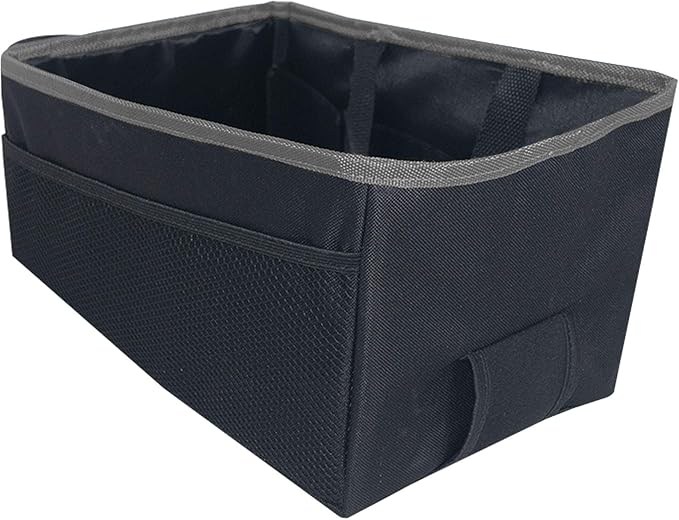 FH Group E-Z Travel Multi-Use Car Organizer with Cup Holders | Back Seat Storage Gray