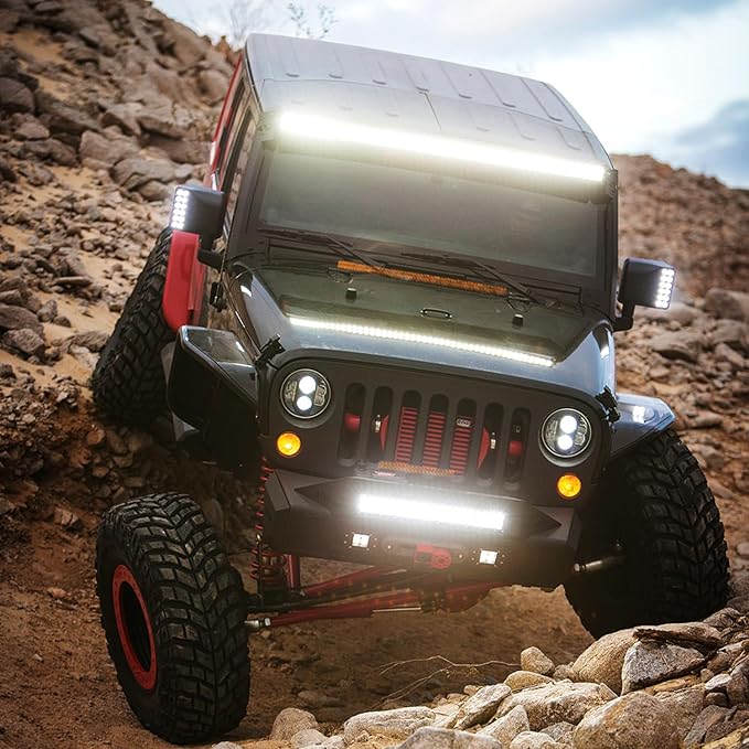 Nilight LED Light Bar 37Inch 780W Triple Row Flood Spot Combo 78000LM Driving Work Light Off-Road Lighting for Trucks Pickup Car Golf Cart SUV ATV UTV 4x4 Van Camper Boat