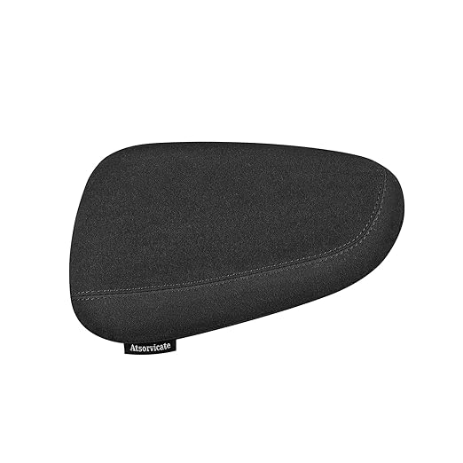 Alcantane style car leg knee pads memory foam car center console knee cushions car leg pads protect knee and leg elbow pads car copilot Universa version (Black line right leg pad)