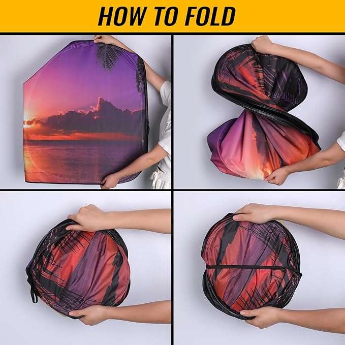 Car Windshield Sun Shade - Reflector Sunshade Offers Ultimate Protection for Car Interior, Cool Reflective Sun Blocker Fits Small Sedans, Mini SUVs