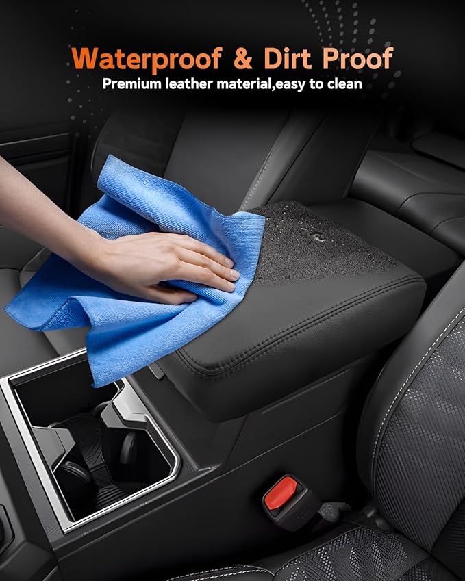 CDEFG for 2025 2026 Toyota 4Runner Center Console Cover Armrest Box Cover for 4Runner (SR5 /TRD Sport/Off-Road/Premium/Limited/Platinum/Trailhunter) Accessories Console Arm Rest Protector