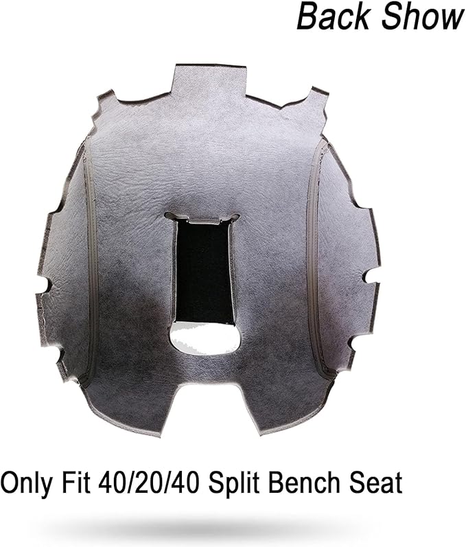 Center Console Armrest Cover Replacement for Chevy Silverado 1500 Accessories GMC Sierra 2500 3500 2014 2015 2016 2017 2018, Gray PU Leather Middle Console Cover(only Leather Part)
