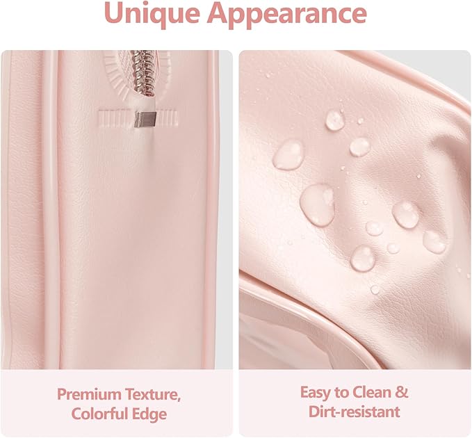 PACKISM Clear Makeup Bag - TSA Approved Toiletry Bag for Carry-on & Checked Luggage, Water Resistant Car Storage Organizer with Reinforced Seams