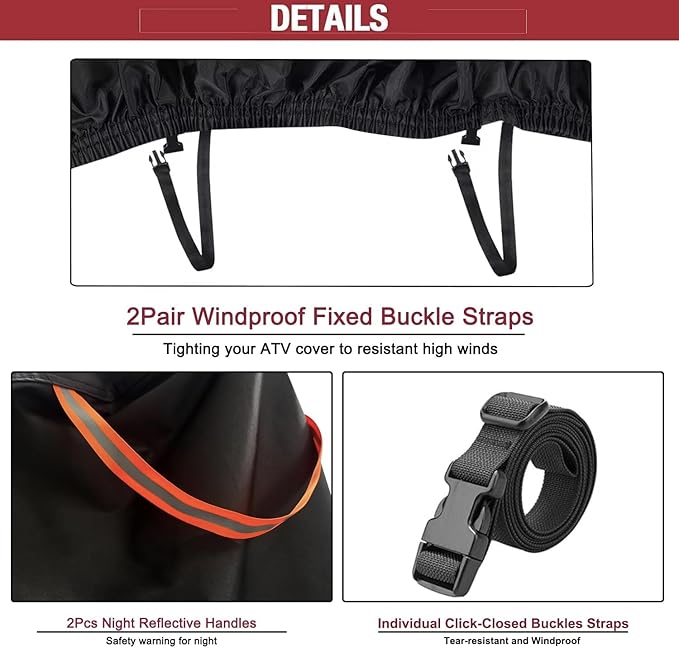 UTV Cover 2-3 Seaters Waterproof Outdoor,Side by Side Cover,Thickened 420D Oxford Cloth All Weather Protection,Compatible with Polaris Ranger RZR Can-am Defender Kawasaki Mule Honda Pioneer,130x58x73