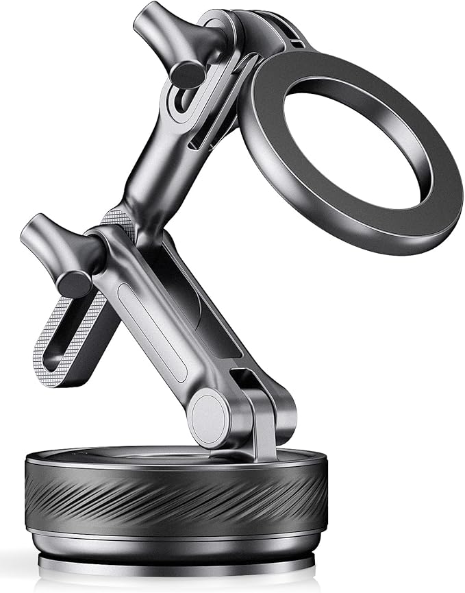 InwodiTeki Magnetic Phone Holders for Your Car, Upgraded 360° Vacuum Car Phone Holder, 108+LBS Strongest Suction & 3000gf Magnetic, Car Phone Mount for 17 Pro Max 16 15 14 13 12/ Android Phones