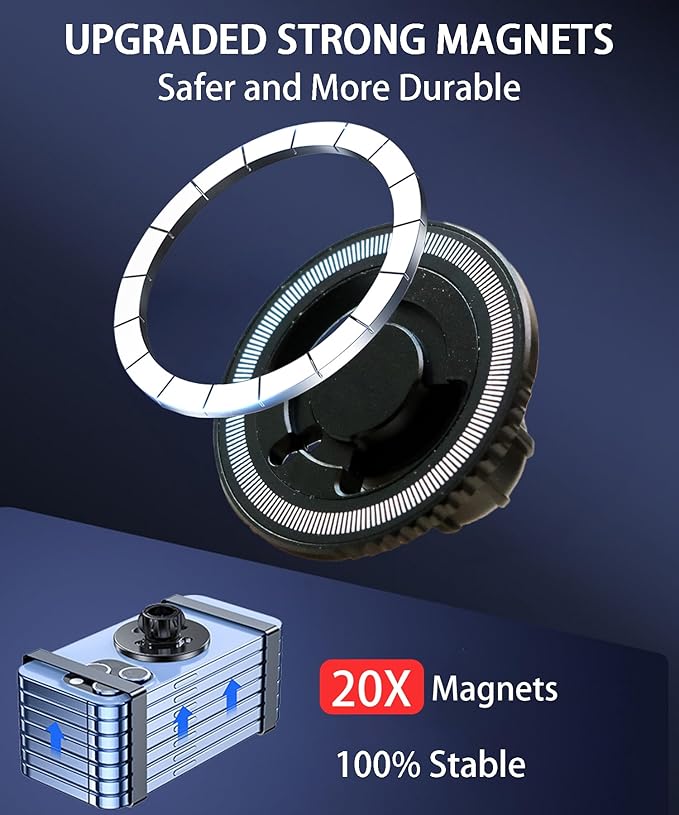 Magnetic Car Phone Mount for Honda Civic 2022-2026 / Acura Integra 2023-2025, for MagSafe Strong Magnets Cell Phone Holder 7/9-Inch Touchscreen Cradles, for iPhone Samsung Galaxy Google