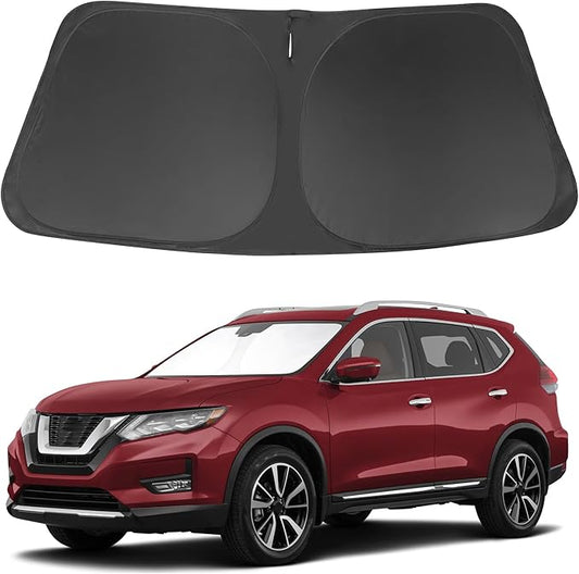 Windshield Sun Shade Compatible with 2014-2020 Nissan Rogue Accessories(NOT for Rogue Sport & 2021 Rogue 3rd Gen. T33) Front Sunshade Sun Visor Protector Keeps Car Cool