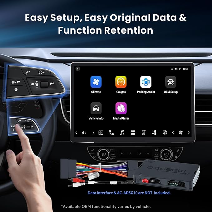 14.1" QLED Single DIN & Double DIN Android Car Stereo, AI Agent & AI Vision, FlexView Pro Display, 7.1.2-Ch Audio, 4V RCA, HDMI in, 4G LTE, 8G+128G, Wireless CP&AA, ADS Protocol, Car IoT Hub,X10G141E