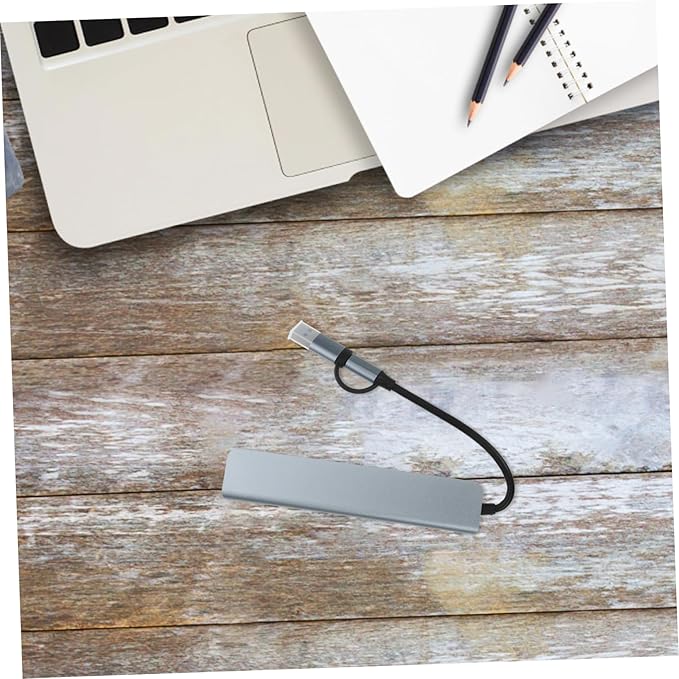 SHOWERORO Type Multi Port USB Hub Splitter Expander for Laptop and Devices High Speed Data Transfer Compact Design for Easy Portability