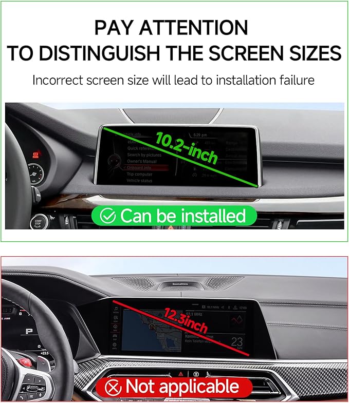 Qi2.2 Max 25W Fast Wireless Car Charger Phone Holder for 2014-2018 BMW The X5 / 2015-2019 BMW X6 10.2-Inch Screen, Magnetic Phone Mount Compatible with MagSafe