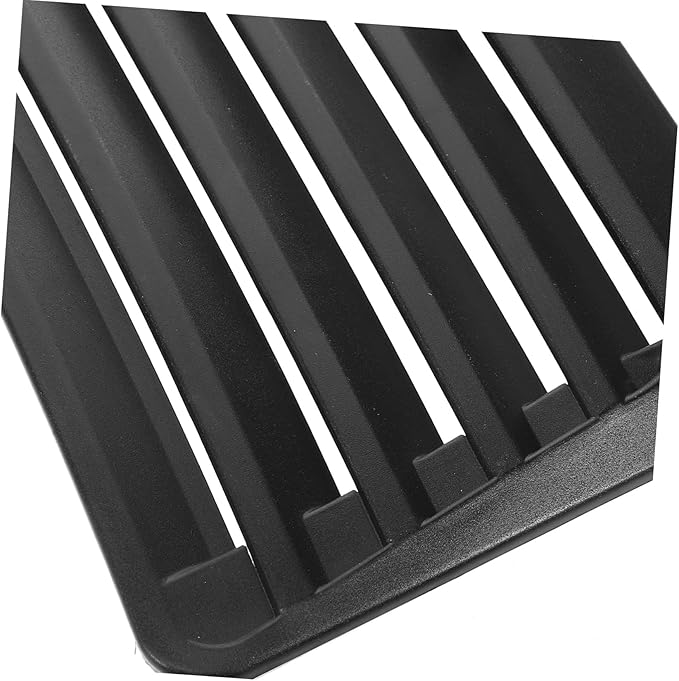 Levemolo Auto Intake Hood Vent Cover for Car Engine Hood Black Exterior Ventilation Grille Easy Installation Without Tools Enhances Airflow and Performance Fit for Car Modification