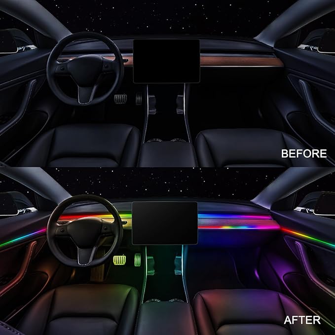 Dreamcolor Interior Car Light 43-inch, which fit for dreamcolor Main Controller Module and Sub-Controller Module kit (not Including) of The LED LAMP APP