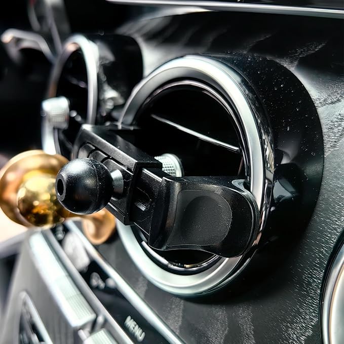 Air Vent Clip for Car Phone Holder Mount, Sturdy Vent Grip for Wireless Car Charger with Circular Air Vents -Only for Replace