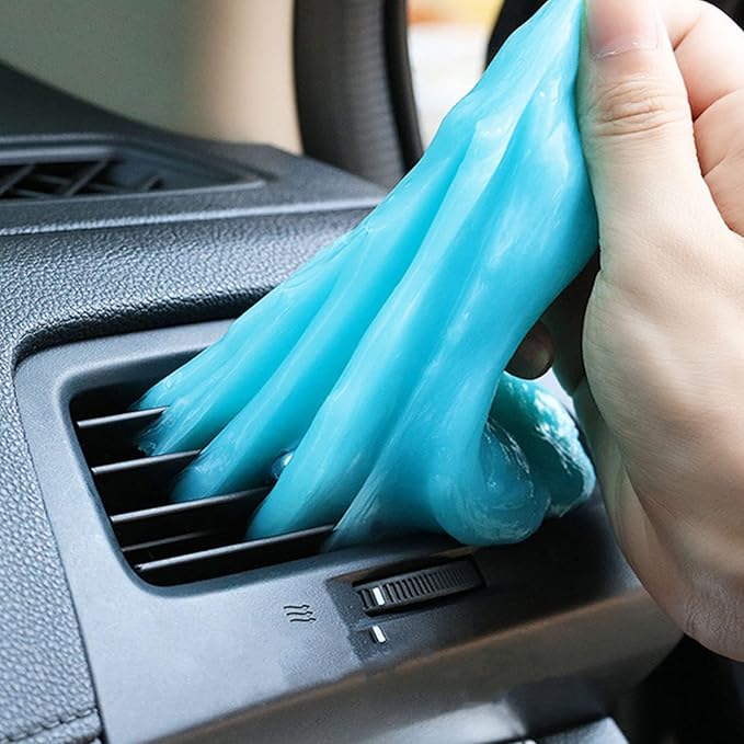 4Pcs Car Cleaning Gel Automotive Cleaning Supplies Putty Auto Dust Cleaning Kit Universal Dust Pc Laptop Keyboards for Computer Cleaning and Car Detailing