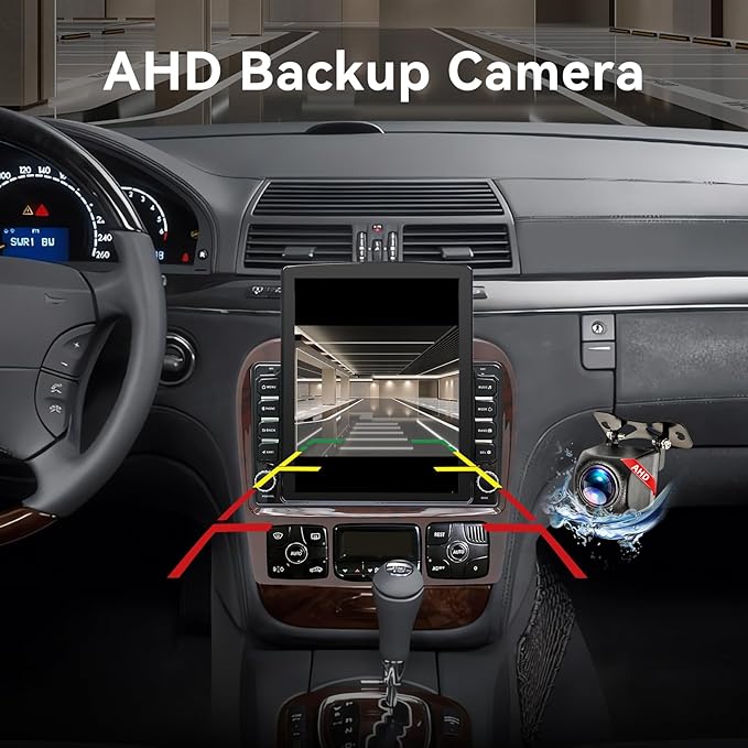 Android 14 Car Radio Compatible with Mercedes Benz S-Class W220 1998-2005,4G+64GB,9.7" Touch Screen Car Stereo with Wireless Carplay Android Auto,FM/GPS/SWC/Mirror Link/Backup Camera