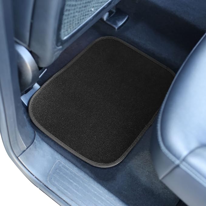 FH Group Universal Fit Car Floor Mats – All-Purpose Carpet Floor Mats & Protectors for Cars, SUVs & Trucks, Durable Automotive Carpet Mats, Red & Black