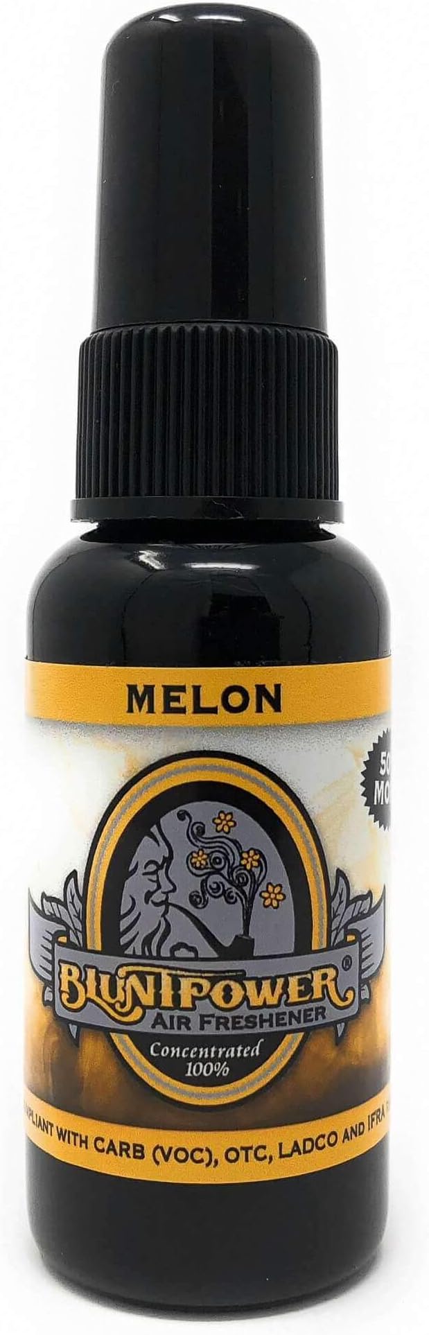 BluntPower (Melon, 1 Pack) Concentrated Odor Eliminator & Diffuser Oil - Room Deodorizer, Odor Eliminator, Air Freshener - Premium Oil Based Air Freshener