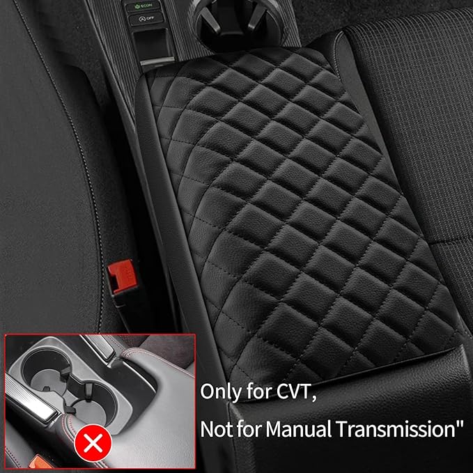AOMSAZTO Center Console Cover Customized Armrest Cover Compatible with 2022-2023 Honda Civic, Soft Cozy Leather Arm Rest Covering for Car
