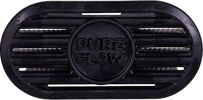 PUREFLOW Cabin Filter Air Freshener with Odor Eliminator – Fits on Most Car, Truck, and SUV Cabin Air Filters - Black Rock (1 Pack)