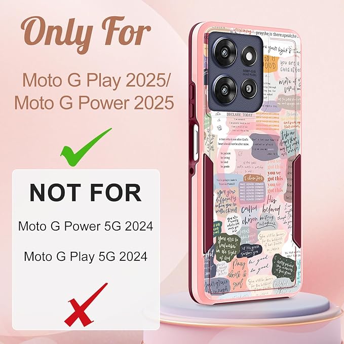 LISEVOfor Moto G Power 2025 Case - for Motorola Moto G Play 2025 Case Compatible with MagSafe Women Cute Girls Magnetic Protective Phone Cover Girly Kawaii Unique Pretty Heavy Duty Shockproof