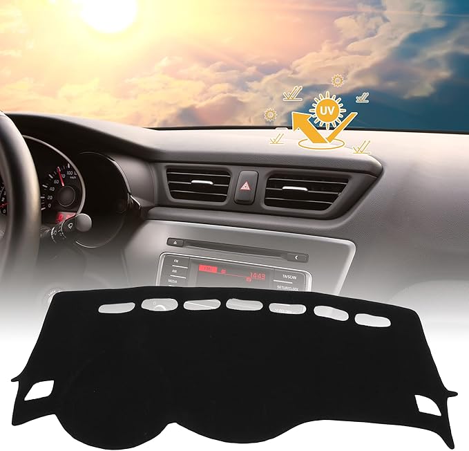 X AUTOHAUX Dashboard Covers for Chevy Trax 2017-2022 Dash Cover Mat Non-Slip Pad Protector Carpet